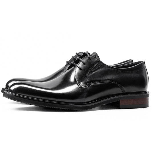Klassieke leren Derby-schoenen voor heren