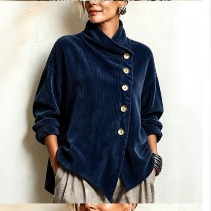 Irregular Corduroy Top