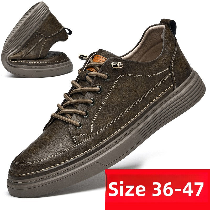 Mens Cowhide Casual Shoes