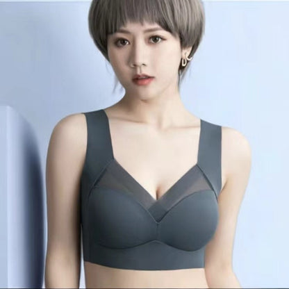 Wireless Seamless Push-Up Bra Ice Silk Lingerie