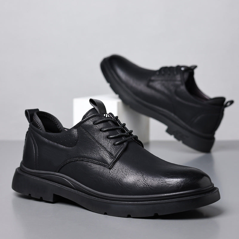 Ademende zakelijke high-end leren schoenen