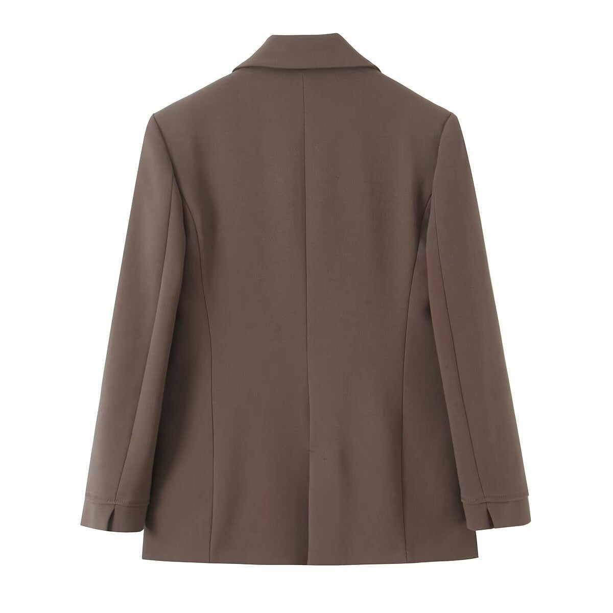 Dubbelknoops colbert + broek met aansluitende pijpen