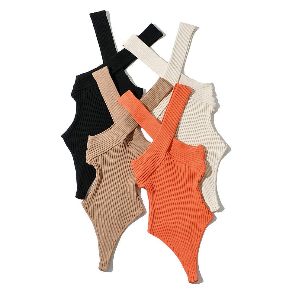 Hollow out backless jumpsuit for women