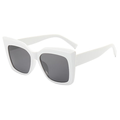 New Large Frame Retro Fashion Sunglasses Ins Catwalk Street Shooting Men And Women Sunglasses