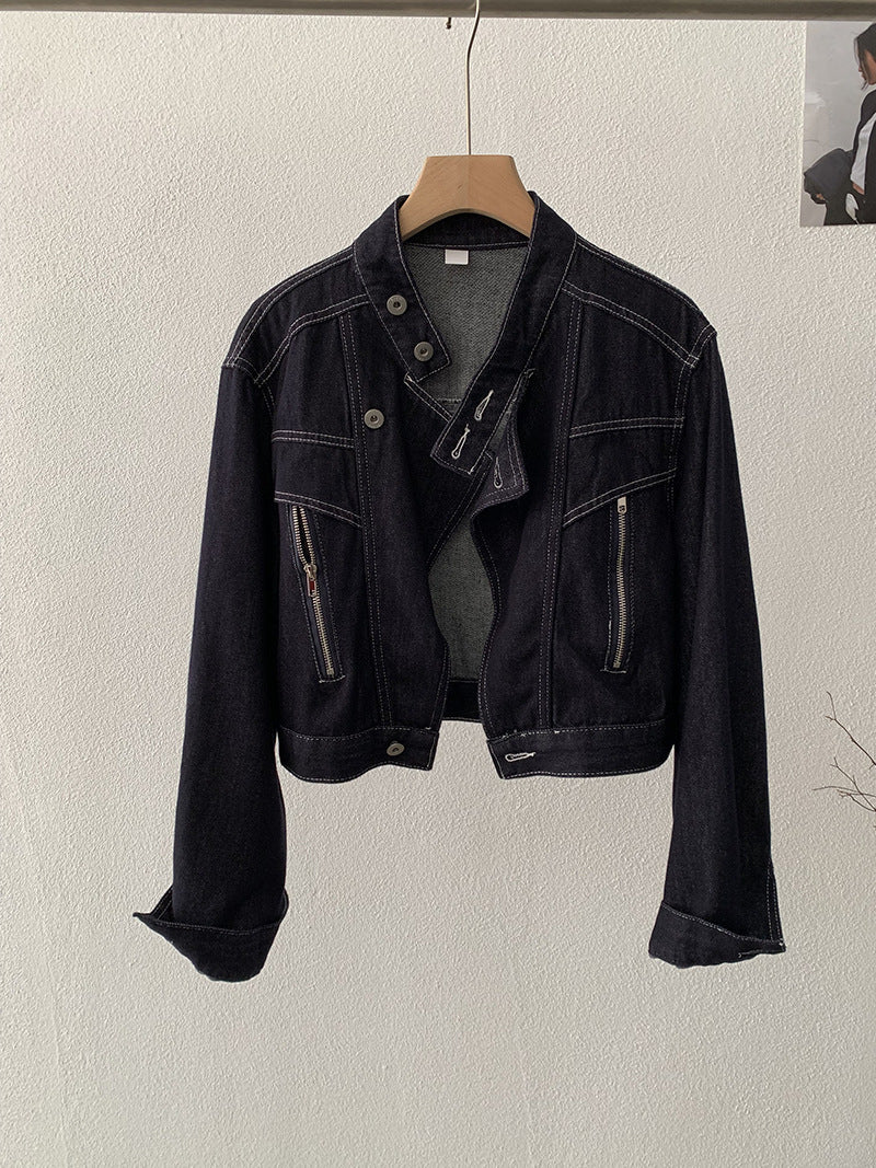 Casual Loose Denim Jacket Women's Fashion Versatile Trendy Coat