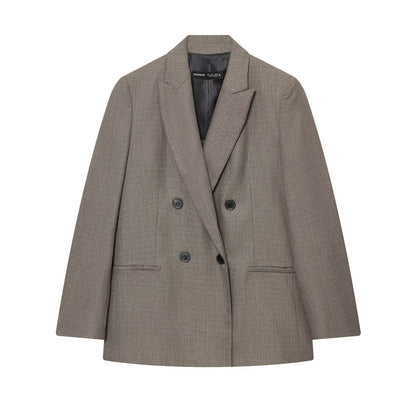 Suit jacket+pleated pants set