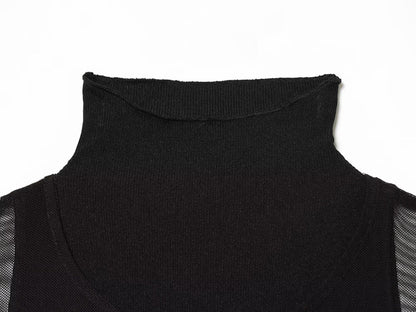 Slim fit double-layer dress for women's clothing