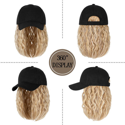 Synthetic wig Women's hooded wig European and American personalized wool roll wig