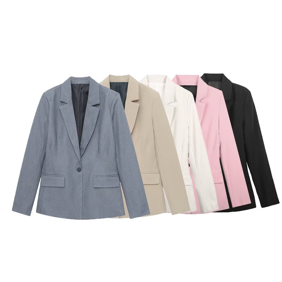 Elegant slank gesneden colbert in forenzenstijl