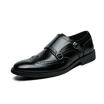 PU-leren herenschoenen met gesp