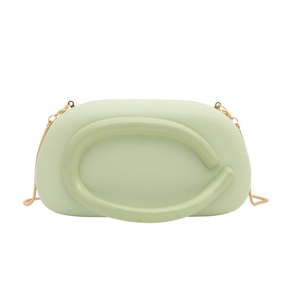 Elegant Chain Strap Clutch Bag