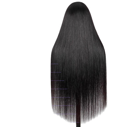Long Straight Lace Front Wig with Natural Hairline