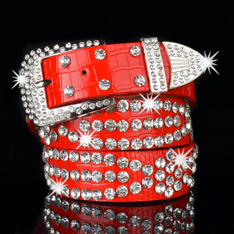 Rhinestone Decorative Waist Belt for Women