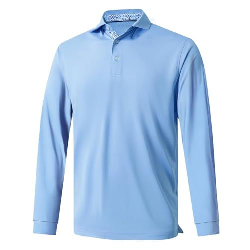 Mens Long Sleeve Polo Shirt