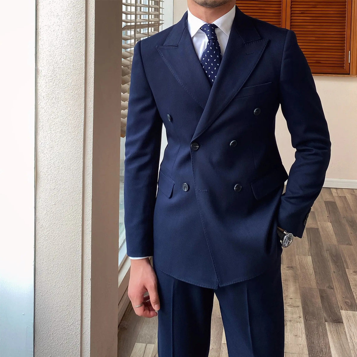 Classic Men's Suit with Trousers