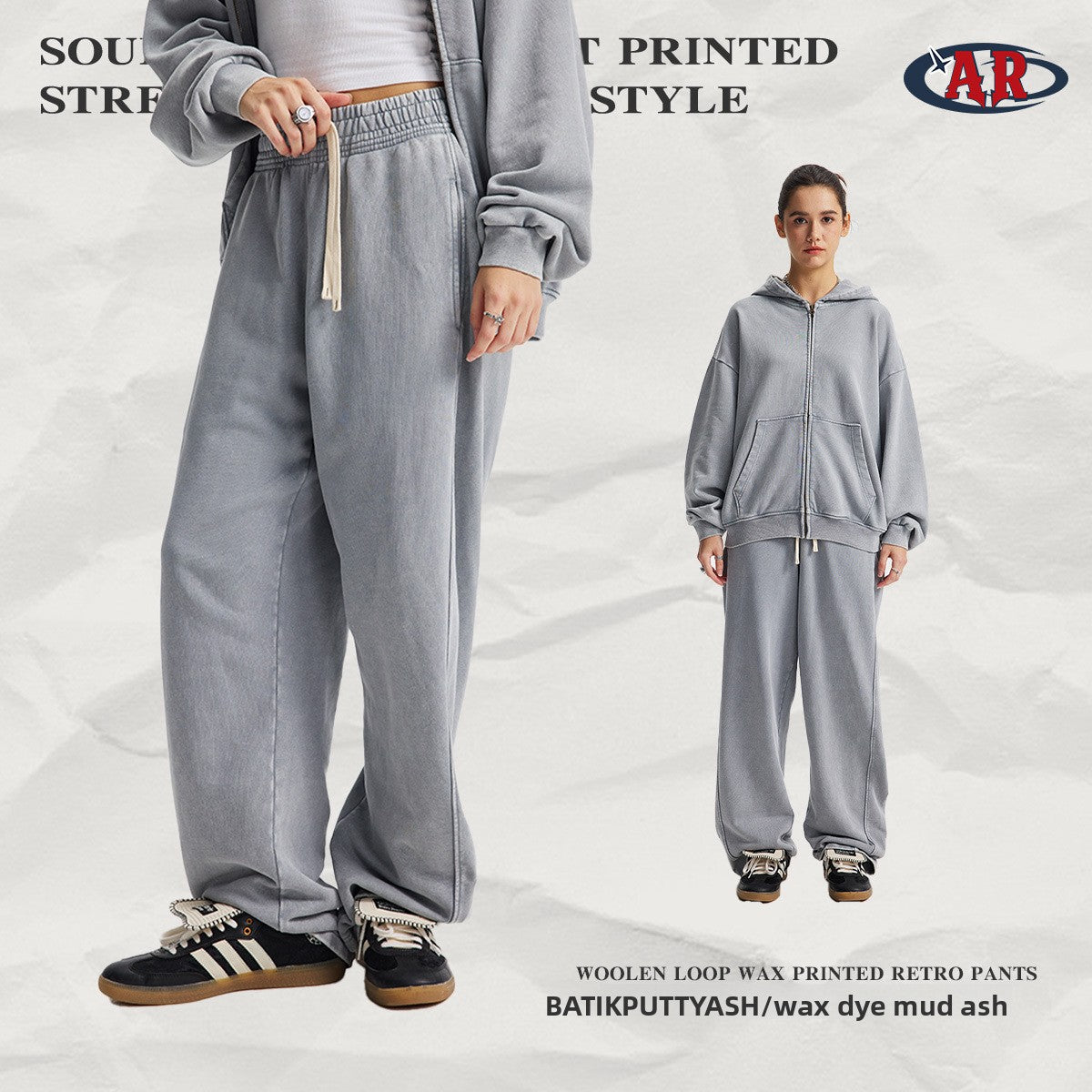 Men's Vintage Washed Cotton Long Pants