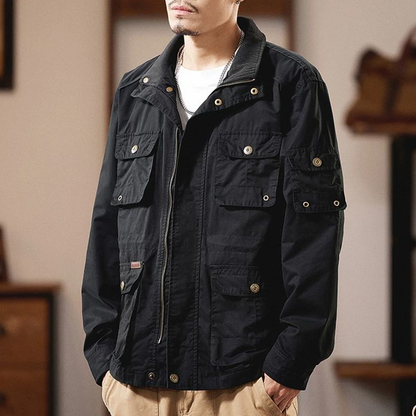 Mens Workwear Multi-Pocket Jacket