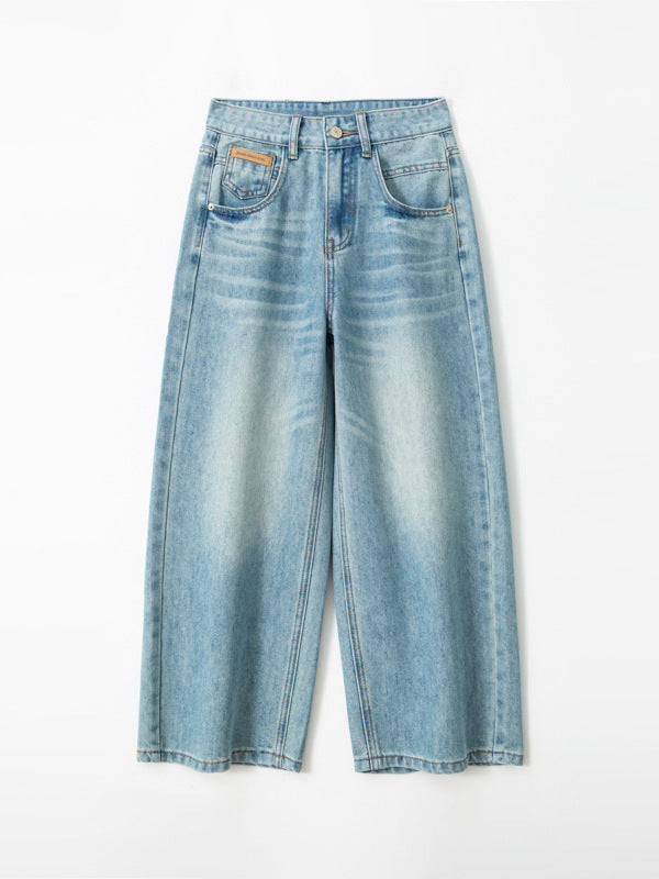 Casual Tencel Cropped Jeans