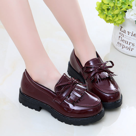 Girls Princess Performance Tassel Shoes