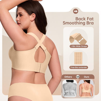 Wireless Seamless Support Bra for Women