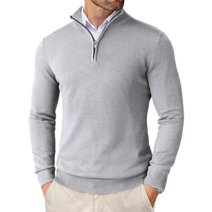 Mens Quarter Zip Fleece Sweatshirt