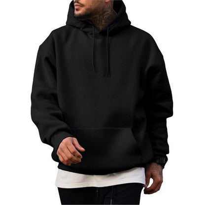 American Style Trendy Brand Solid Color Sweater Trendy Men's Suit Hoodie
