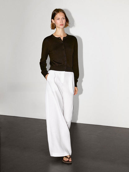 Womens Elegant Knitted Cardigan