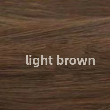 Transparent wig with no adhesive on the front side