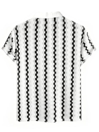 Classic Checkered Short Sleeve Shirt