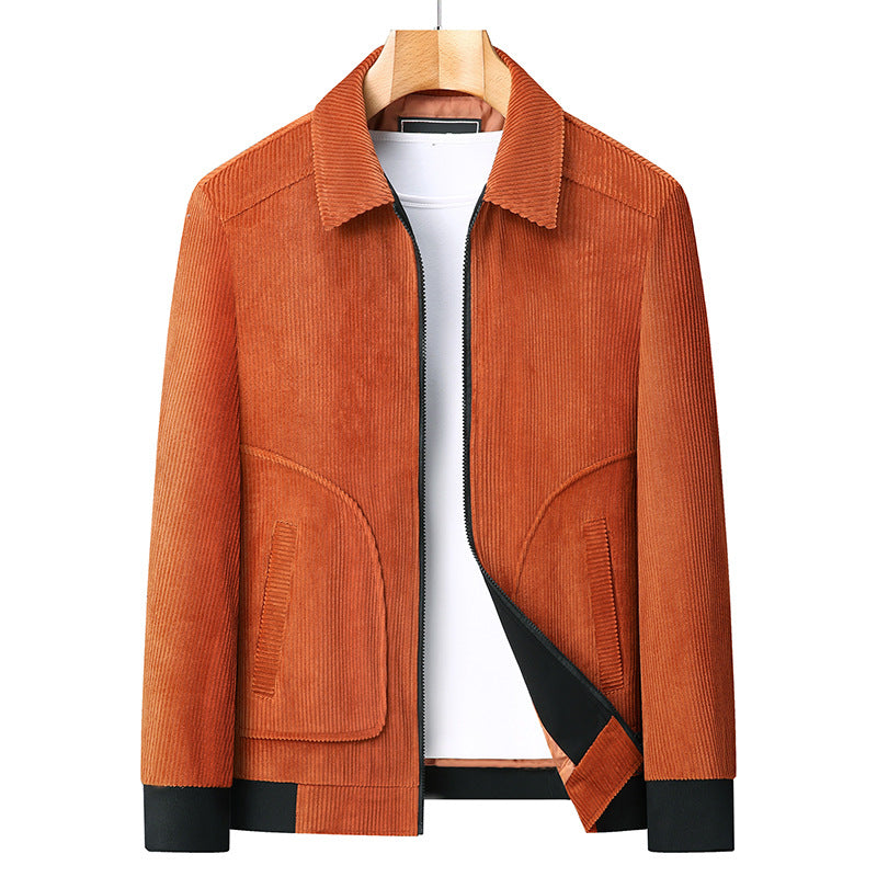 Mens Plus Size Corduroy Jacket