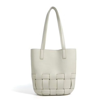 Woven Cowhide Tote Bag