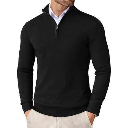 Mens Quarter Zip Fleece Sweatshirt