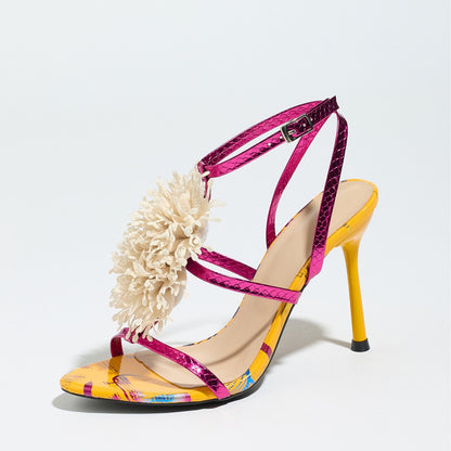 Fashionable high-heeled shoes