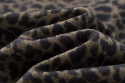 Losse casual damesjas met dierenprint