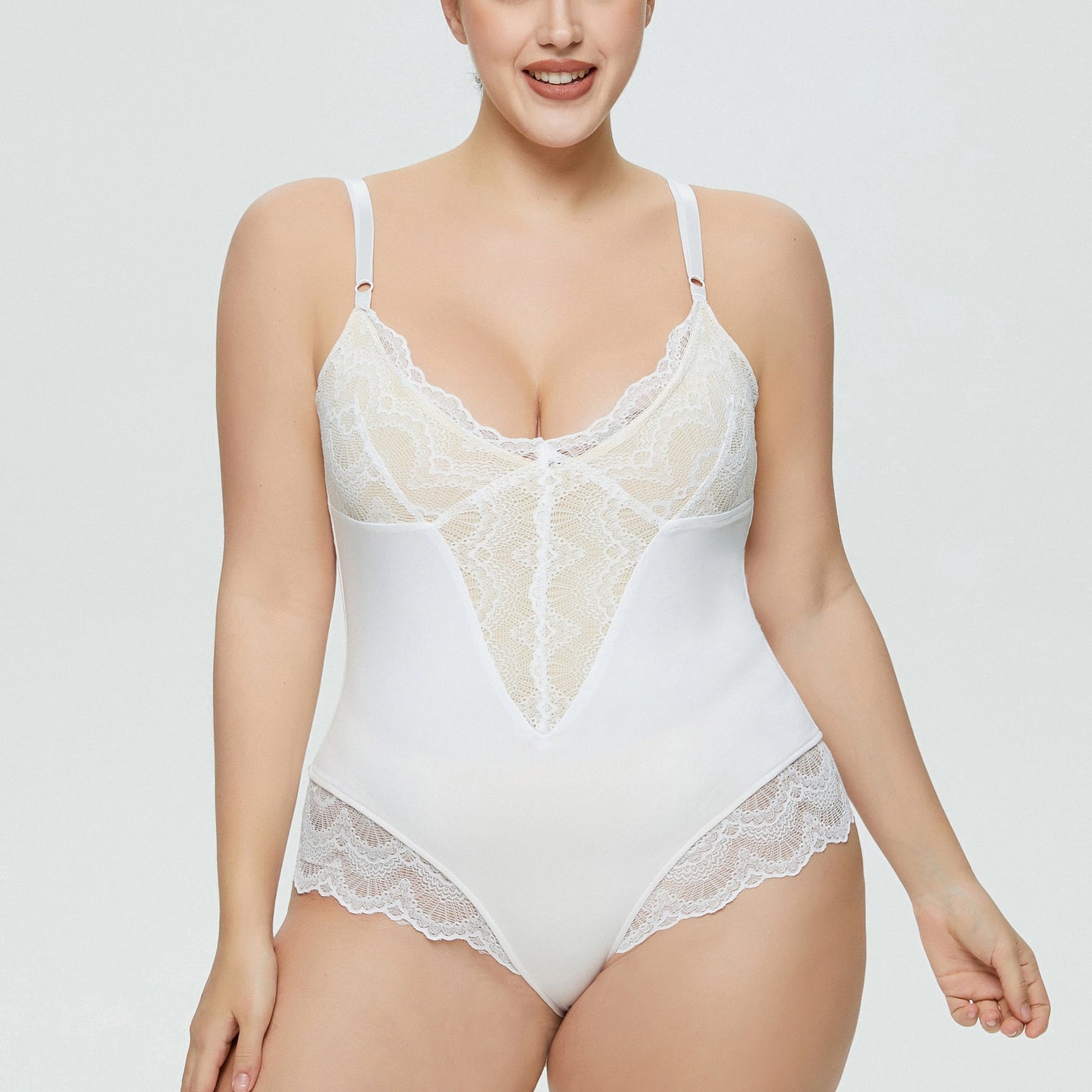 Women's Bodysuit Bodysuit Bodysuit Bodysuit Lace Spliced T-Line Bodysuit Strap Bodysuit Top