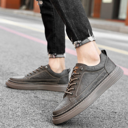 Mens Cowhide Casual Shoes