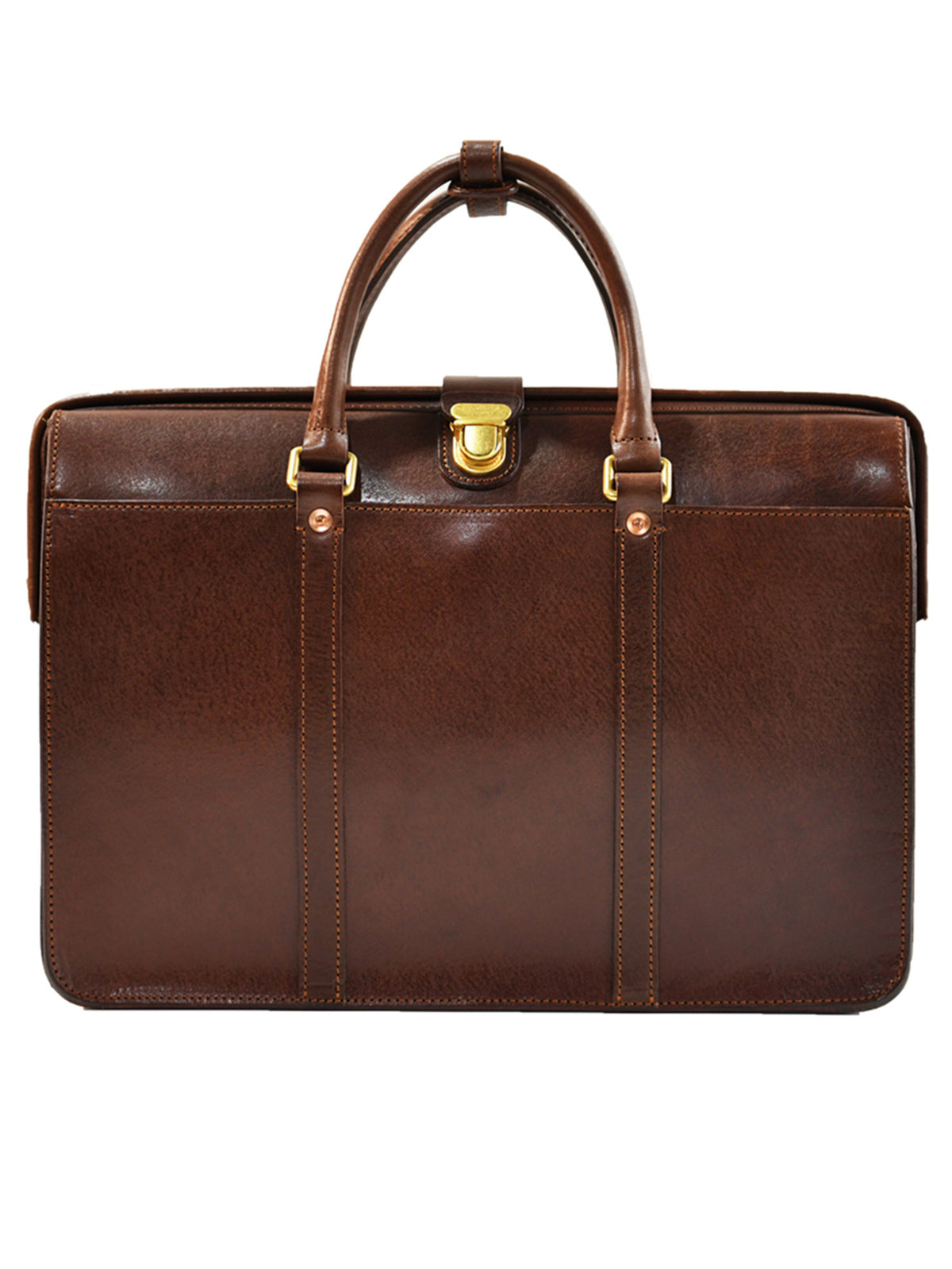 Men's Cowhide Leather Business Briefcase
