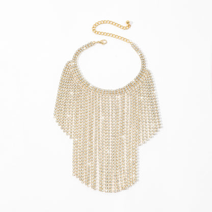Hot selling rhinestone tassel ankle chains in Europe and America, light luxury full of diamonds, sexy and exaggerated high heels, accessories, shoe chains, and foot accessories