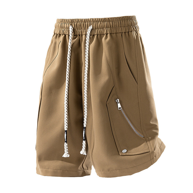 Cargo shorts met trekkoord voor heren