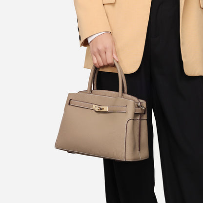 Spring and Summer TOGO first layer cowhide women's bag high-grade genuine leather bag large capacity commuter shoulder messenger bag