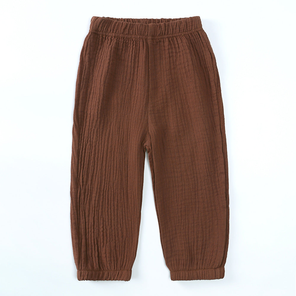 Children Cotton Linen Lantern Pants
