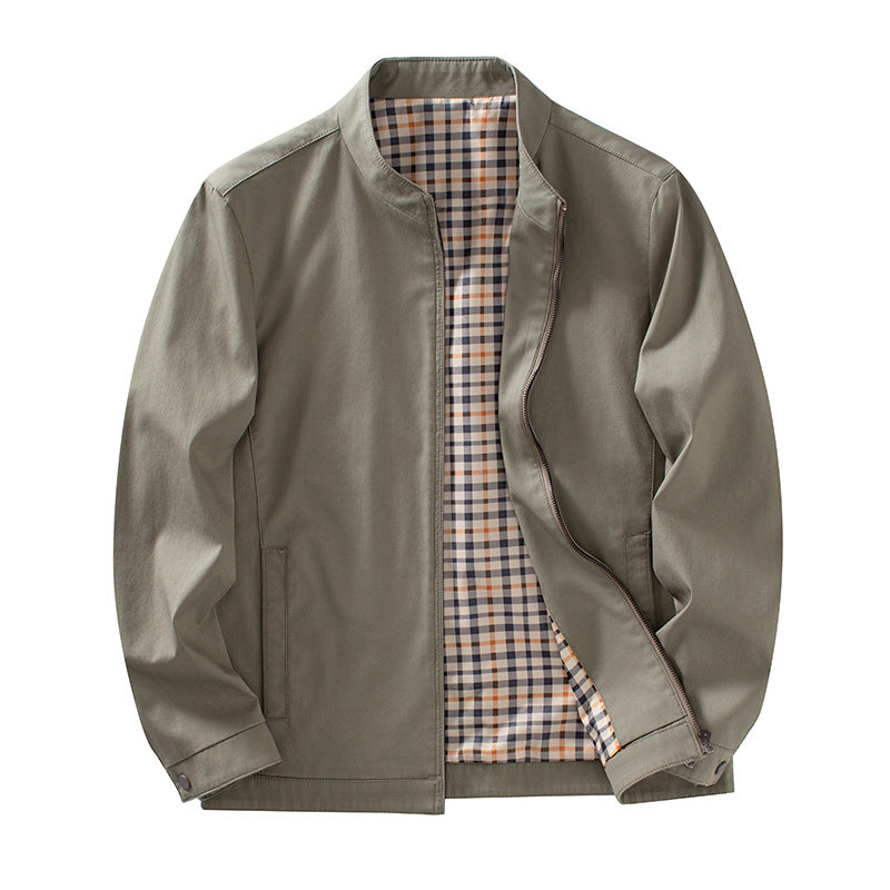 Mens Cotton Business Casual Jacket