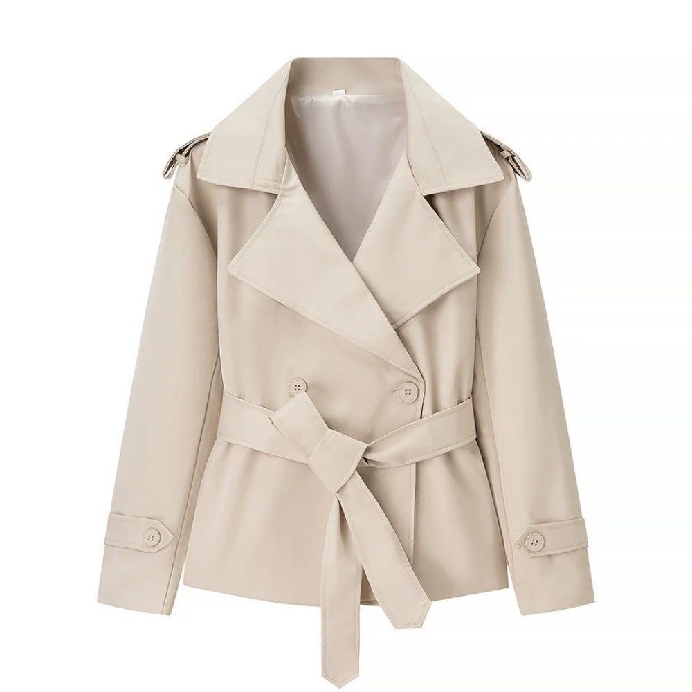 Womens Belted Short Jacket
