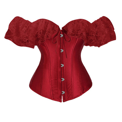 Retro Korset Met Kant En Strik