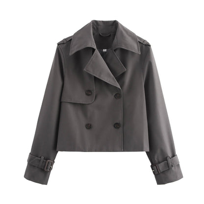 Women's loose-fitting long-sleeved coat