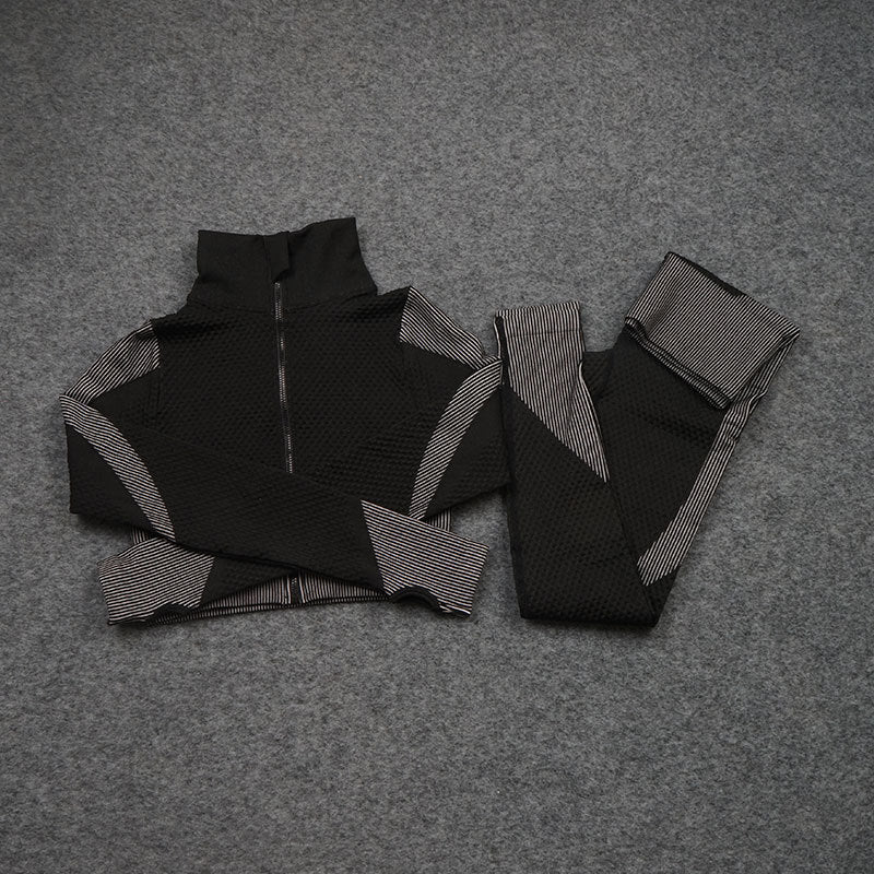 Tweedelige Of Driedelige Stretch Fitnessbroek Sport Yogapak