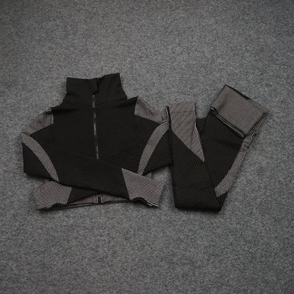 Tweedelige Of Driedelige Stretch Fitnessbroek Sport Yogapak