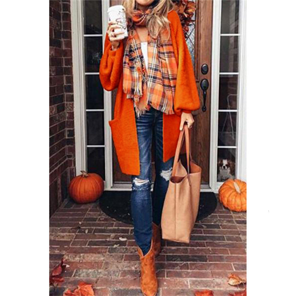 European Cardigan With Pockets