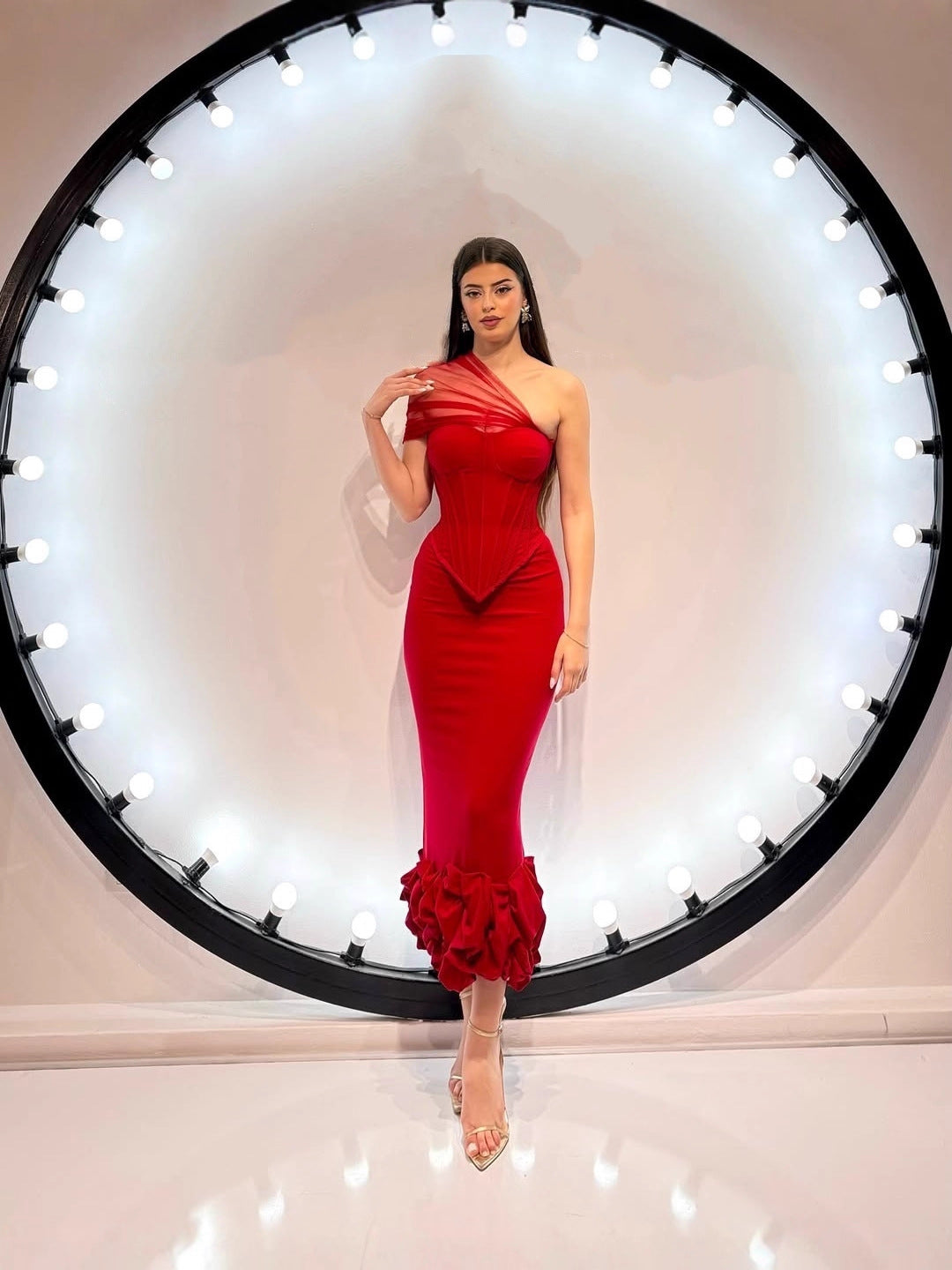Elegant Knitted Bandage Dress