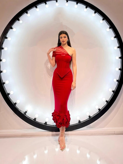 Elegant Knitted Bandage Dress